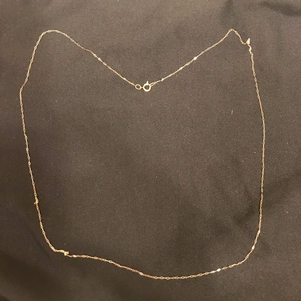 10k Gold 19 Inch Gold Necklace 19” 10k Thin Chain